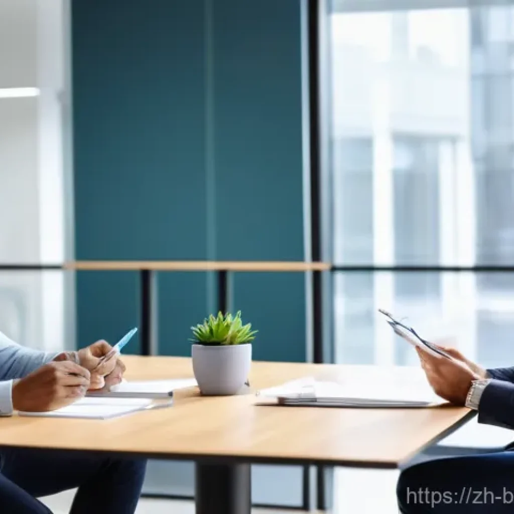 비즈니스 코칭 네트워킹 팁 - A diverse male professional in his early 30s, dressed in smart casual business attire, sits across a...